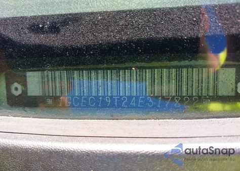 2004 Chevrolet Silverado 1500 Ls из США, поврежденный, VIN 1GCEC19T24E317822